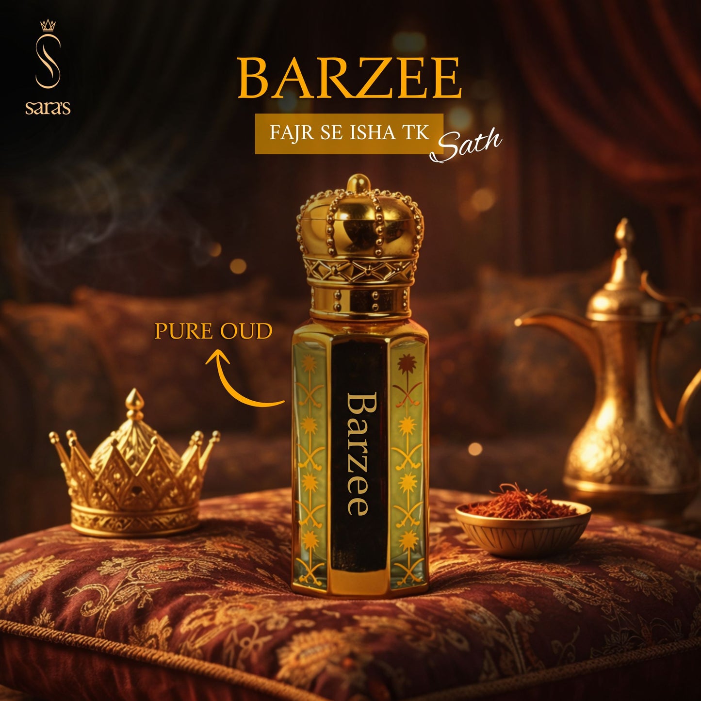 Barzee - Premium Pure Oud Attar